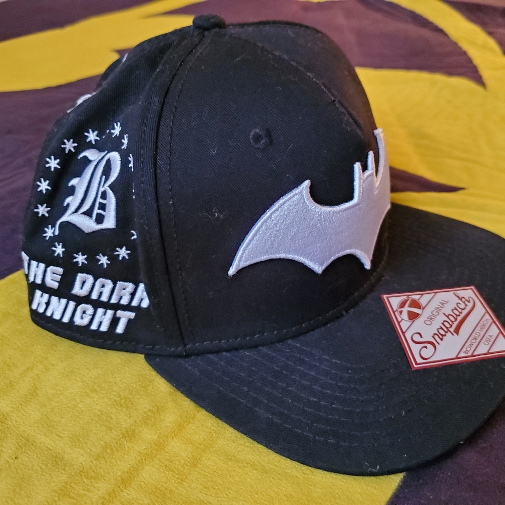 Dark Knight Batman Unisex Flatbill Comic Book